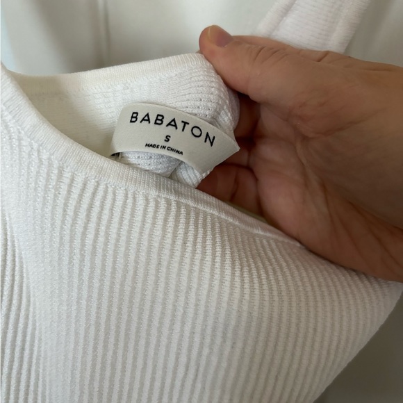 Like new Babaton Sculpt Knit Squareneck tank - Picture 3 of 7